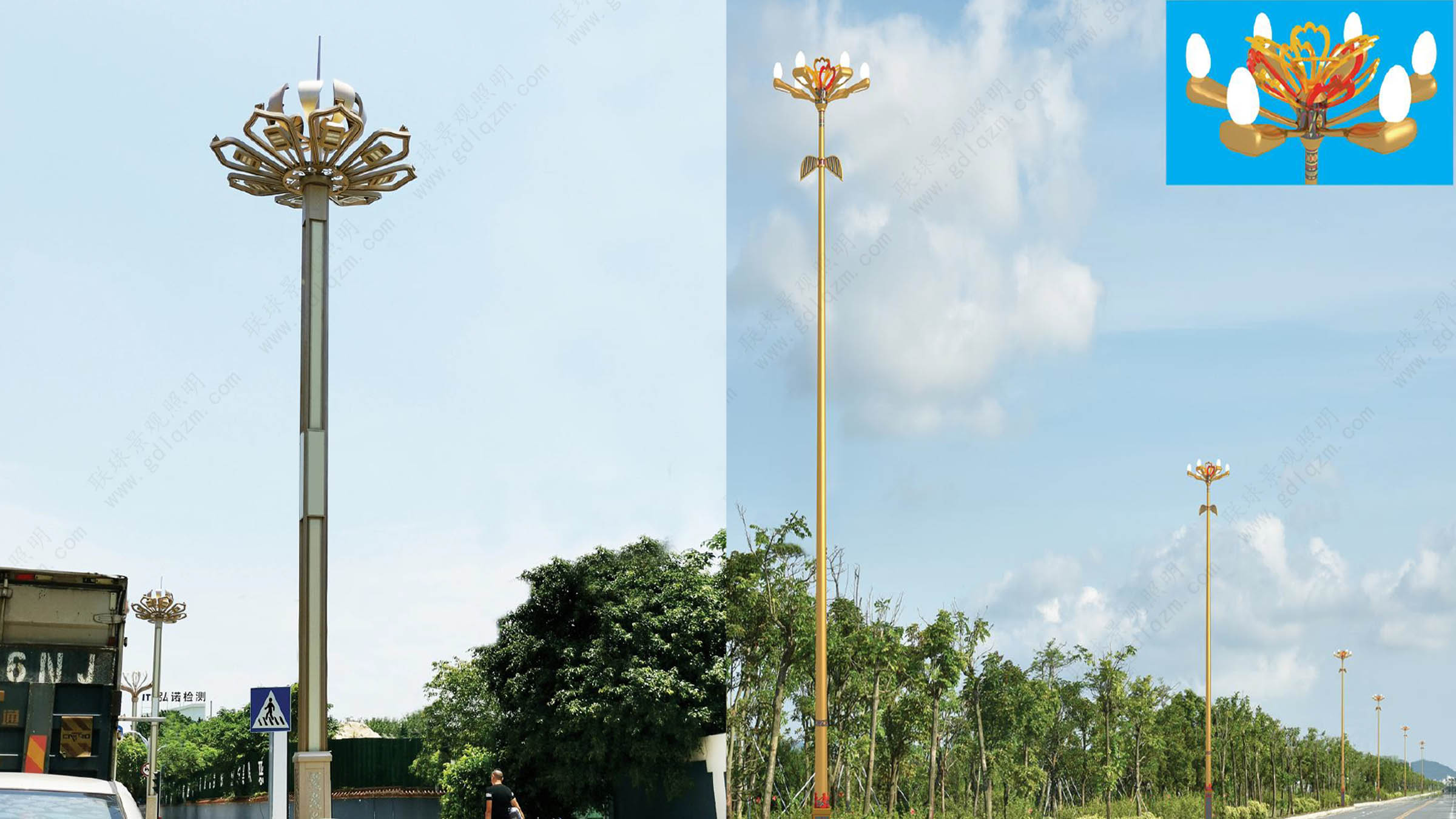 升降高桿/中桿/球場(chǎng)燈定制